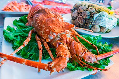 lobster dish Restaurante Abordo